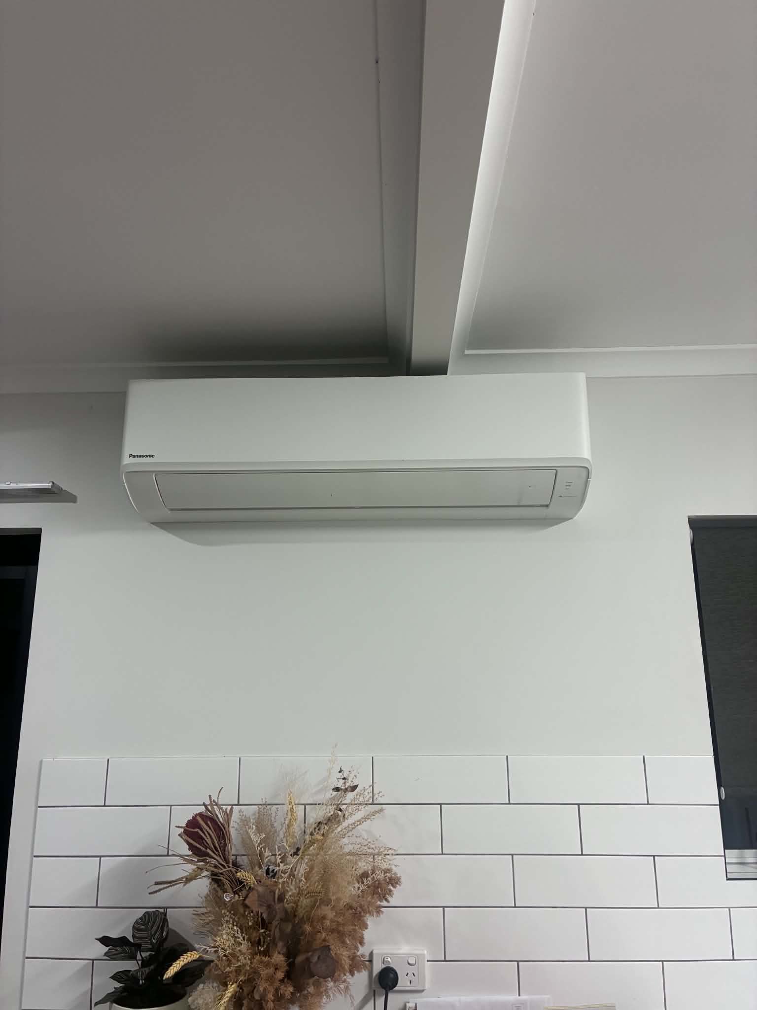 Panasonic split system air conditioner installed by Pip Electrics — Sunshine Coast