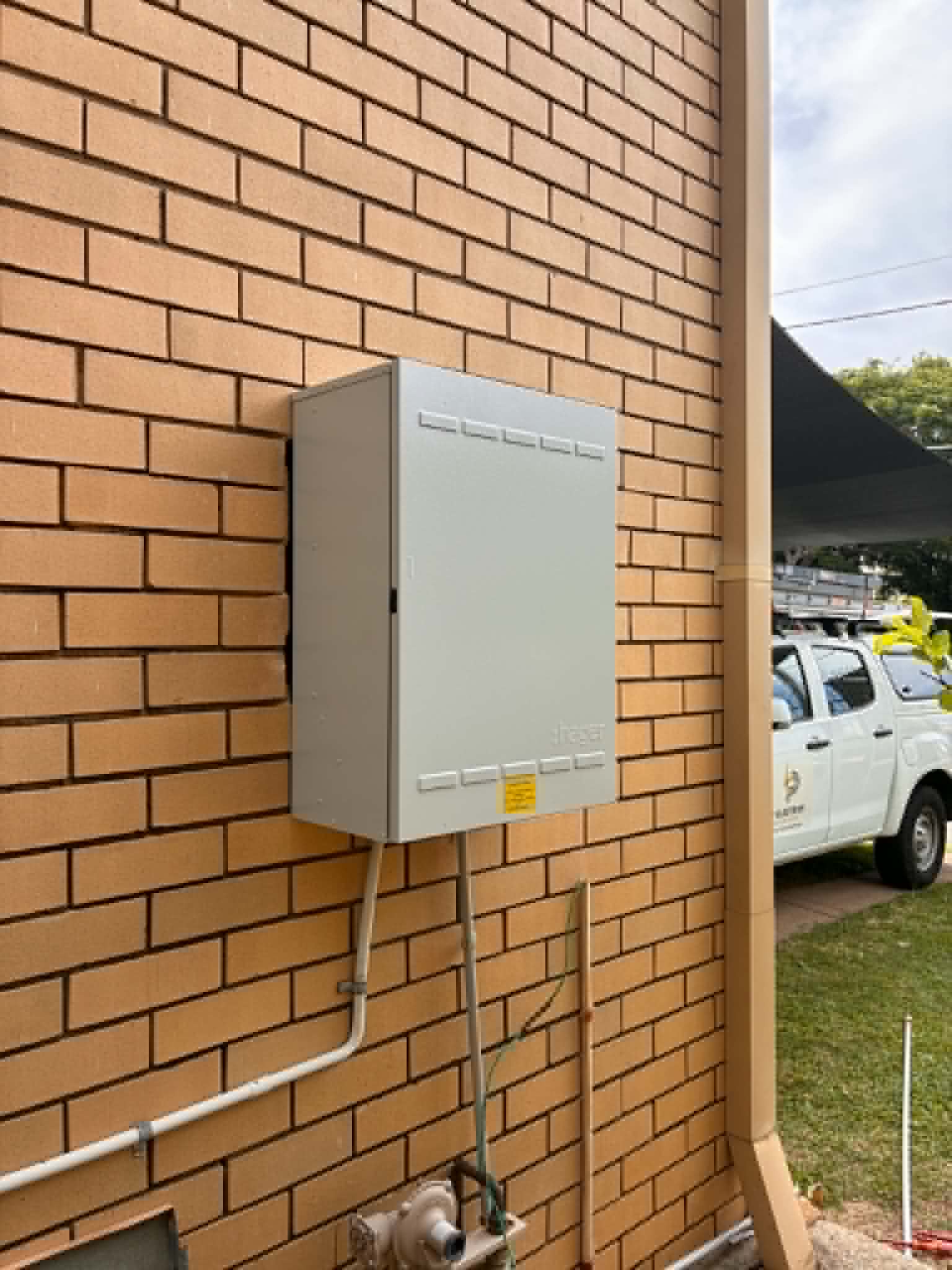 Finished meter box