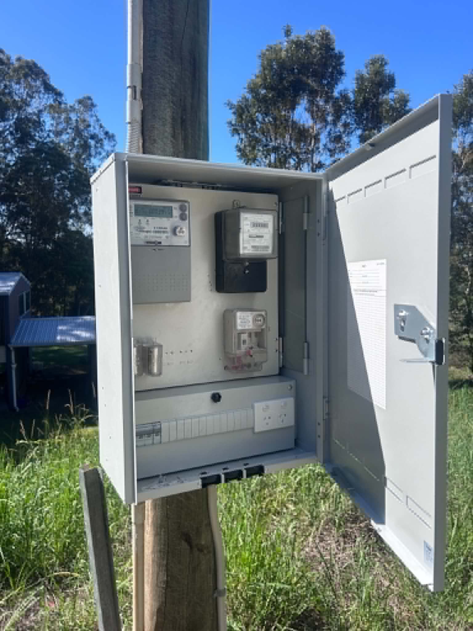 Completed meter panel upgrade