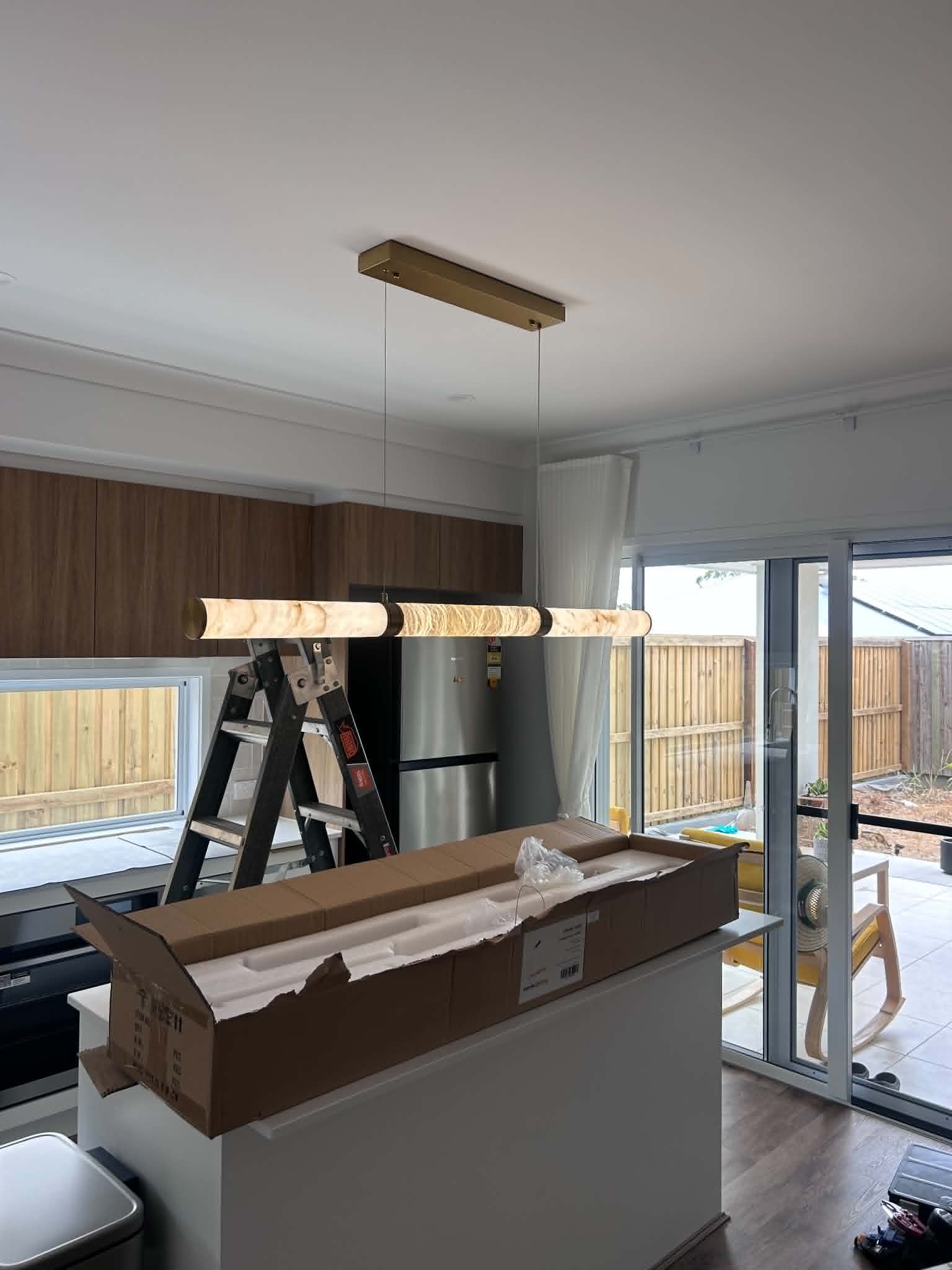 Pendant light installation